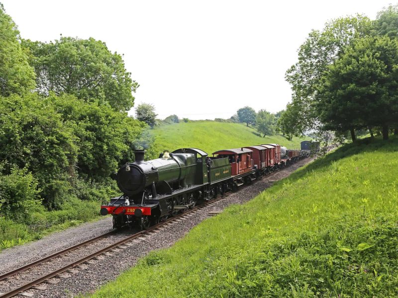 2807 with demonstration freight 28 May 2016 Malcolm Ranieri